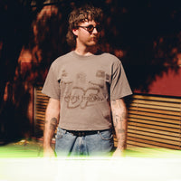 Overspray Tee | Faded Grey